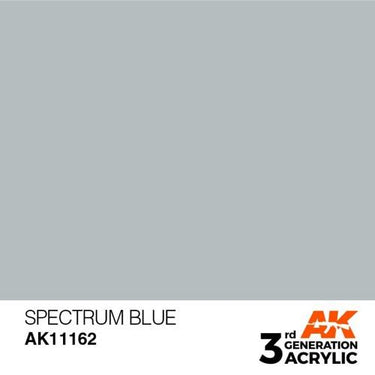 AK Interactive AK11162 Spectrum Blue Acrylic Paint 17ml (3rd Generation)